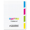 CAHIER 4 EN 1 PP 17X22 96P SEYES